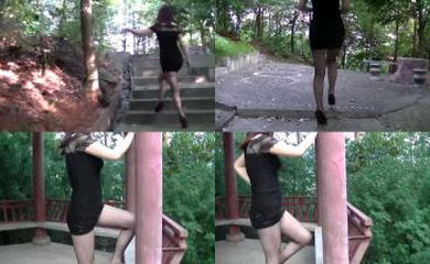 角色扮演乱伦与齐逼短裙黑丝高跟性感美腿骚妈风景区登山游玩太累了在凉亭里休息打炮对白淫荡刺激1080P原版